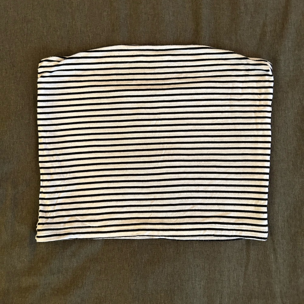 American Eagle Striped Tube Top - Size Small